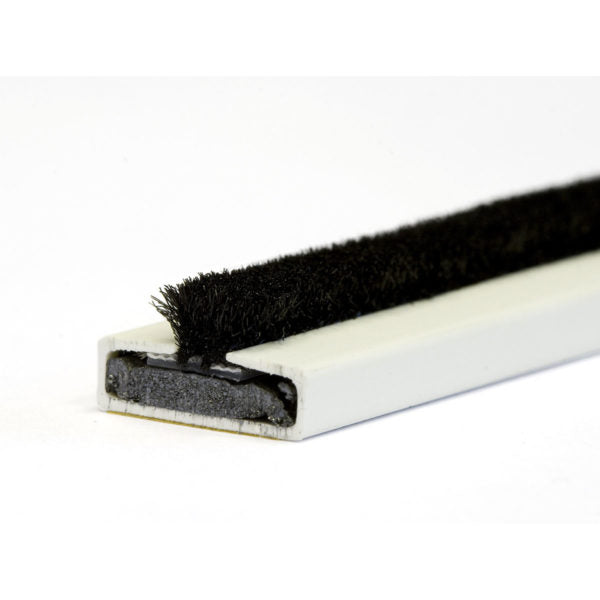 Pyroplex Fire & Smoke Intumescent Strip - 10mm x 4mm x 2100mm with Brush Pile (LOCAL PICKUP / DELIVERY ONLY)
