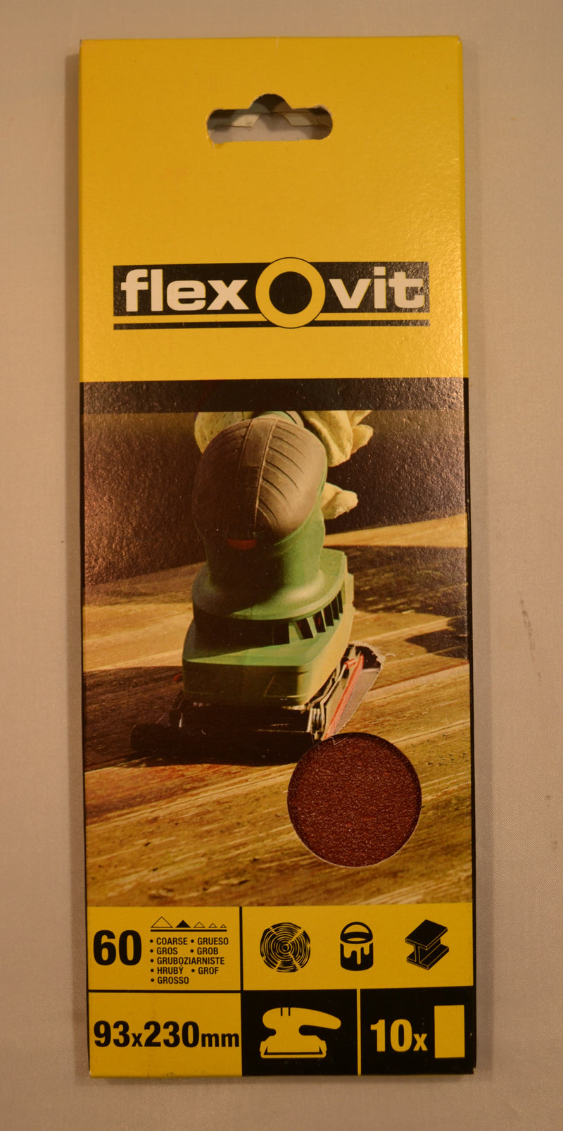 Flexovit 1/3 Plain Sanding Sheets