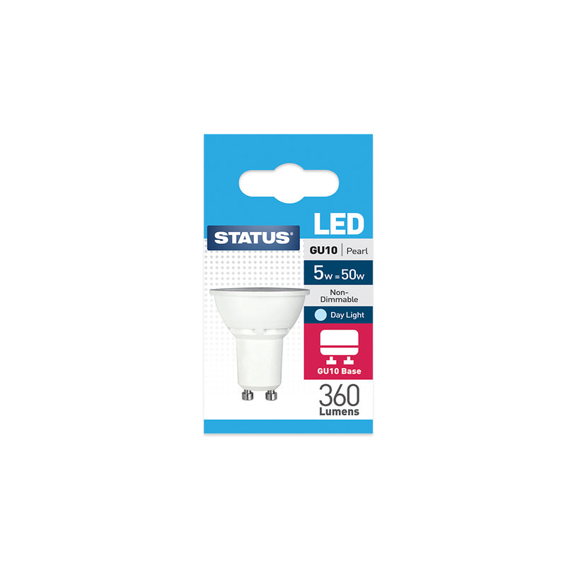 Status LED GU10 Light Bulb - 4w = 50w - Day Light