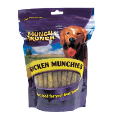 Munch & Crunch Chicken Munchies Dog Treats - 250g