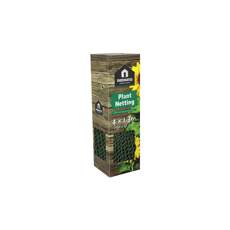 Shedmates - Pea and Bean Plant Netting - 4m (13') x 1.7m (5'6") (GSNETT3)