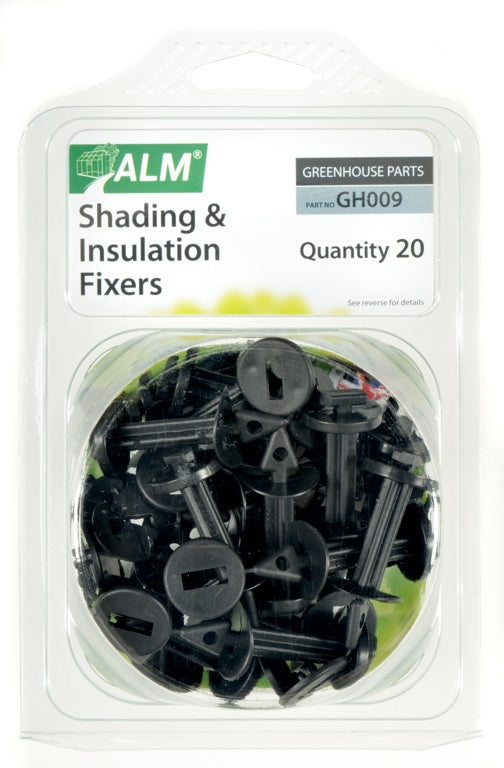 ALM - Greenhouse Parts Shading & Insulation Fixers - 20 pack