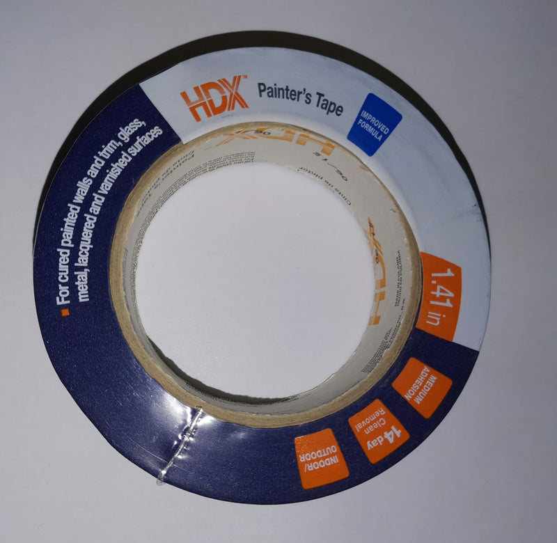 HDX - Masking / Painters Tape - Blue - Medium Adhesion - 24 mm (1"), 36 mm (1.5") & 48 mm (2")