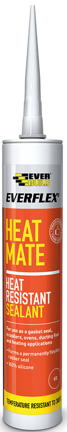 Everbuild - Heat Mate - Heat Resistant Sealant - 295 ml - Black