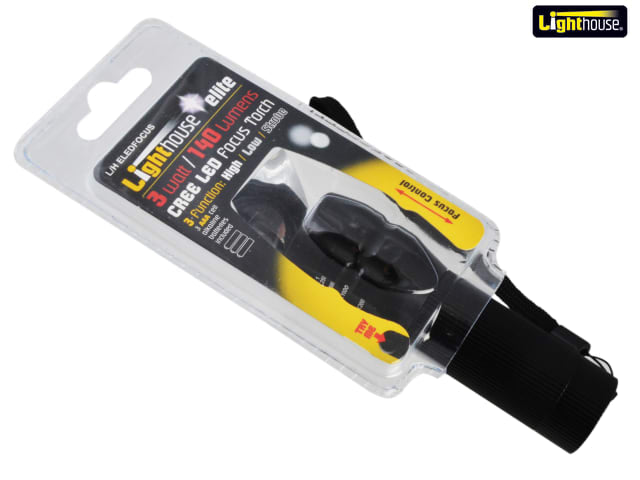 Lighthouse - 3W Cree LED Focus Torch - 210 Lumen