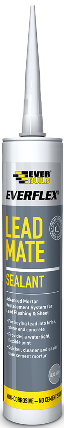 Everbuild - Lead Mate - Sealant - 295 ml - Lead Grey
