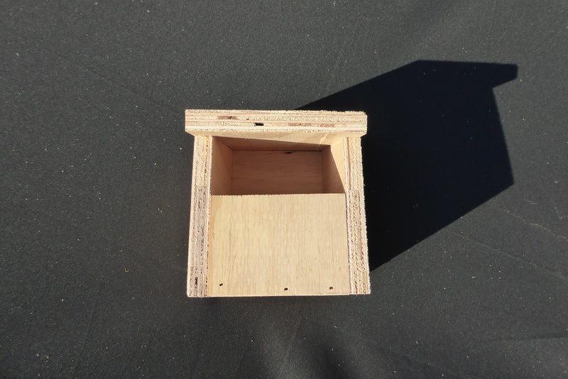 Handmade Wooden Open Fronted Bird Box