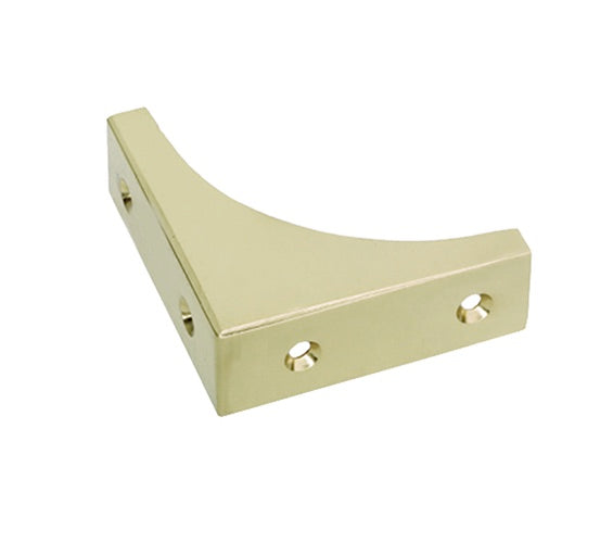Woodside Polished Brass Military Chest Corners 65mm (2 1/2") - 4 Pack