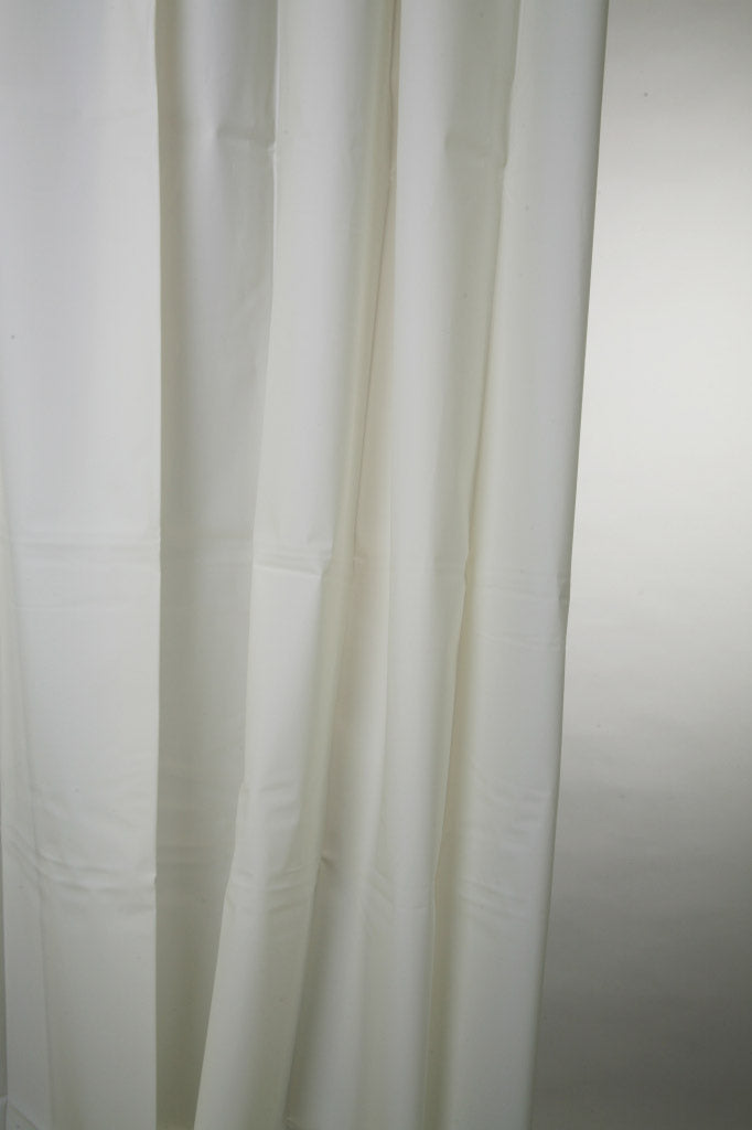 Blue Canyon Peva White Shower Curtain 180 x 180cm