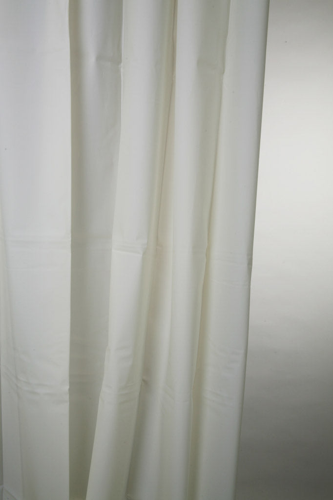 Blue Canyon Peva White Shower Curtain 180 x 180cm