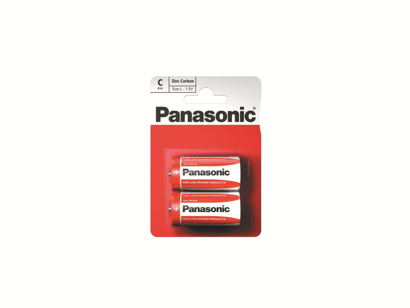 Panasonic C Batteries - 2 Pack