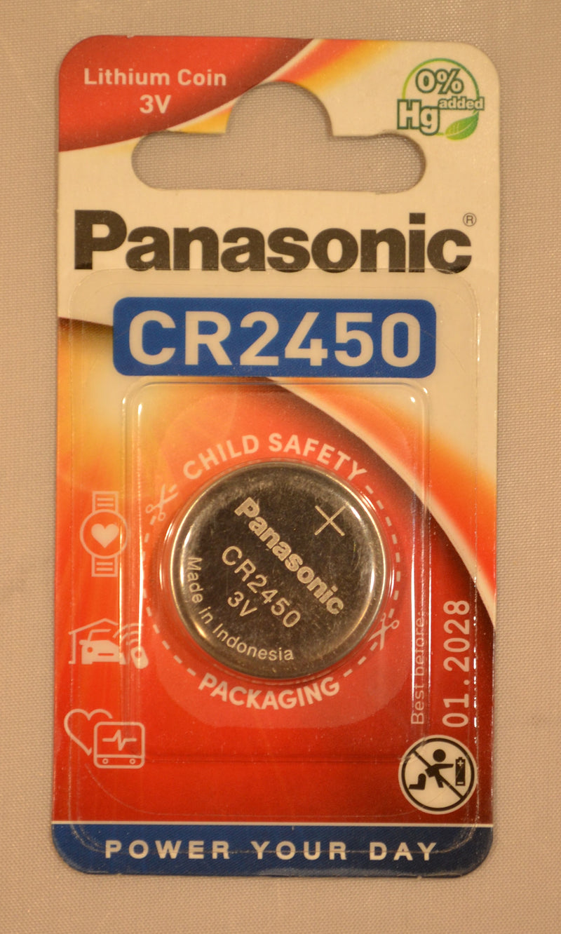 Panasonic - Lithium CR2450 3V Coin Cell Battery