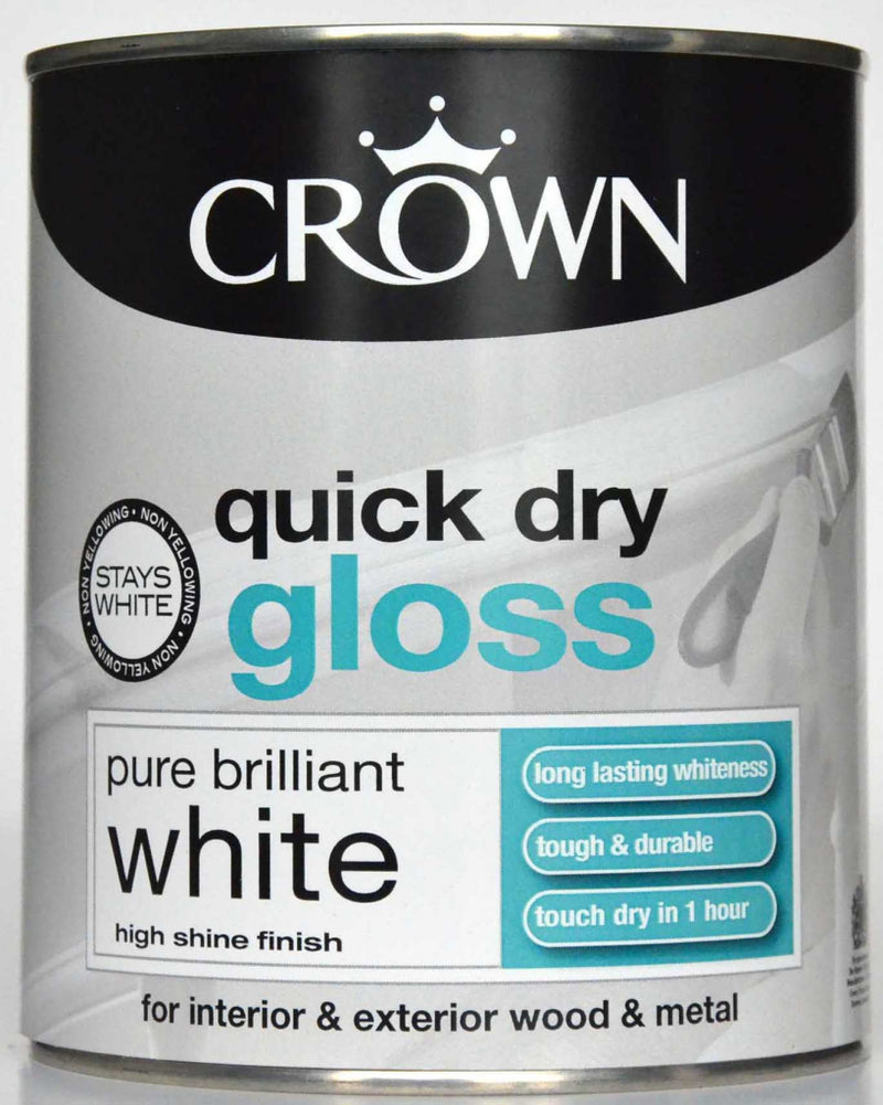 Quick Dry Gloss - Pure Brilliant White - 750ml & 2.5L