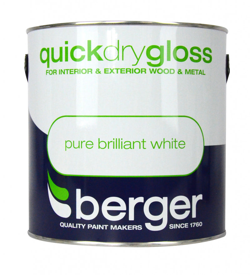 Quick Dry Gloss - Pure Brilliant White - 750ml & 2.5L