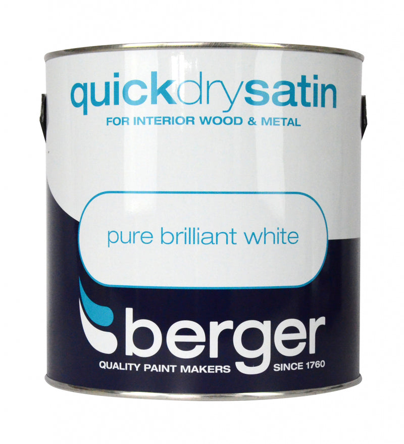 Quick Dry Satin - Pure Brilliant White - 750ml & 2.5L