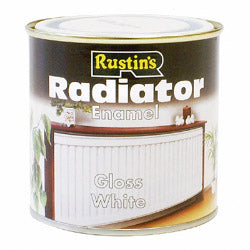 Rustins Radiator Enamel - Gloss White - 250 ml & 500 ml