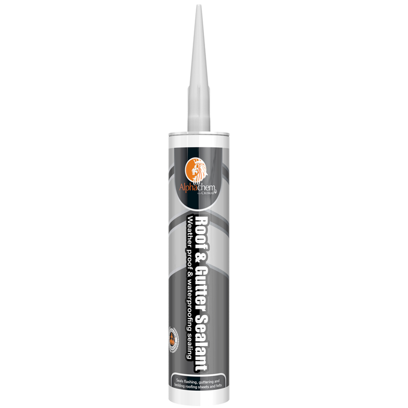 Cromar - Roof And Gutter Sealant - Black - 310ml