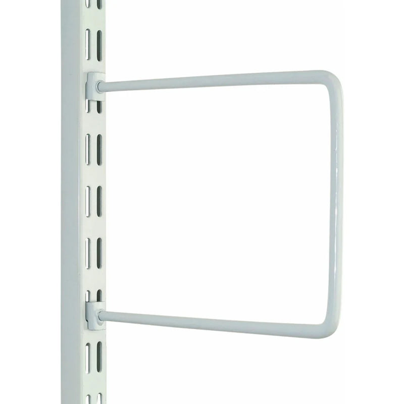 Rothley White Flexible Book Ends For Twin Slot Shelving 150mm (6in) - Pack of 2
