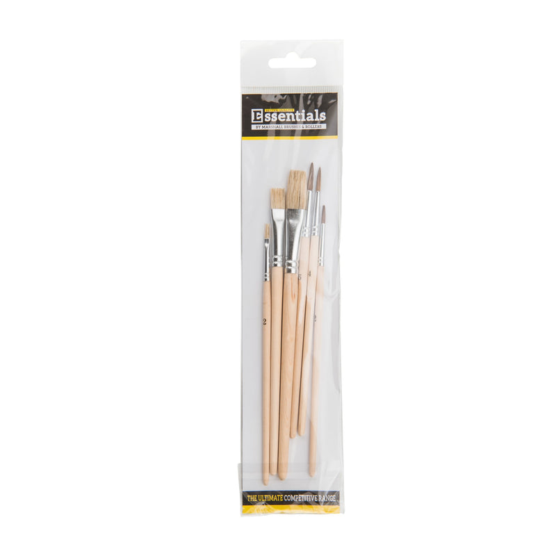 Marshall 6 Piece School Paint Brush Set