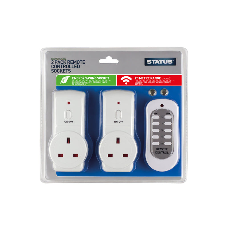 Remote Controlled Sockets - 2 pack