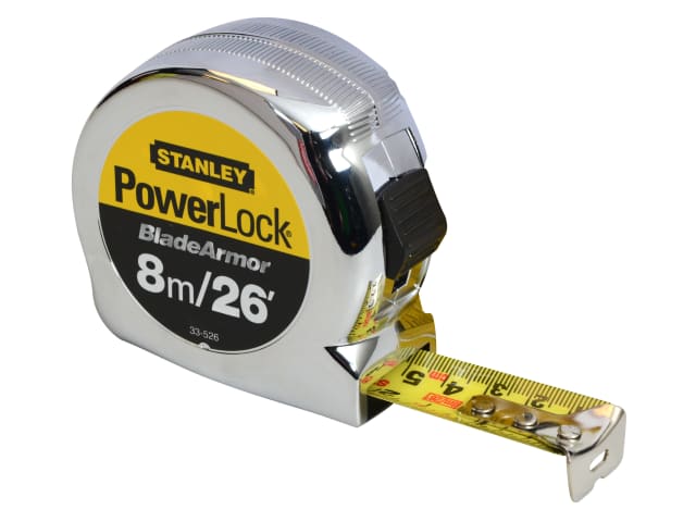 Stanley PowerLock® BladeArmor® Pocket Tape 8m/26ft