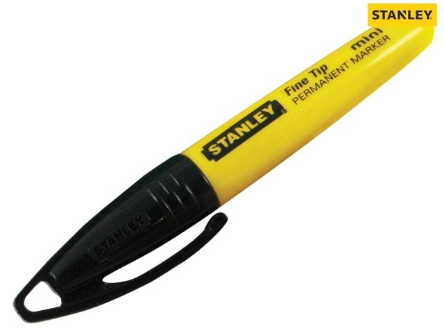 Stanley Black Mini Fine Tip Marker