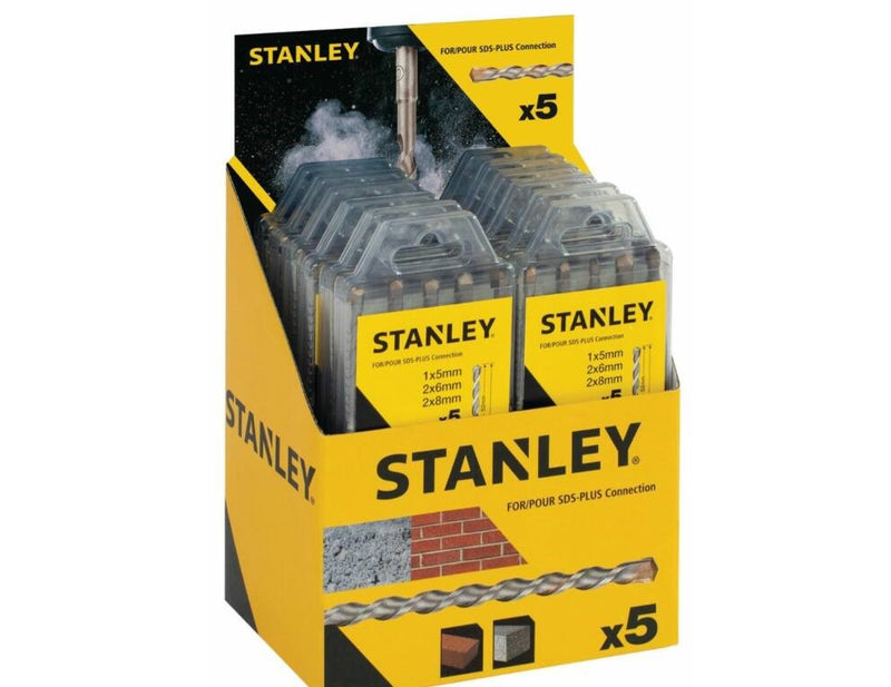 Stanley 5 x SDS Masonry Drill Set