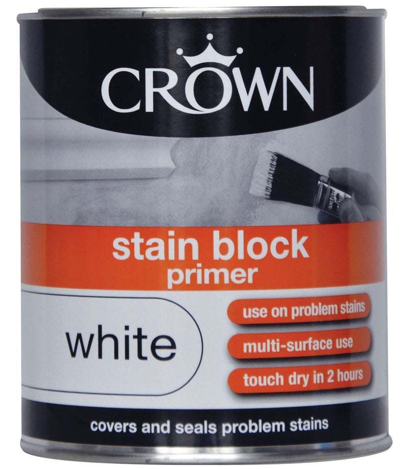 Crown - Stain Block Primer - White - 750ml