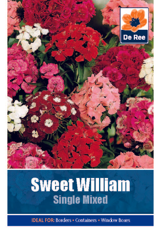 De Ree - Seeds - Flowers - Hardy Biennials - Forget Me Not & Sweet William