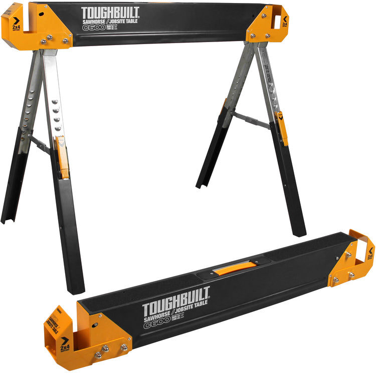 Toughbuilt C600 Sawhorse / Jobsite Table - (Twin Pack)