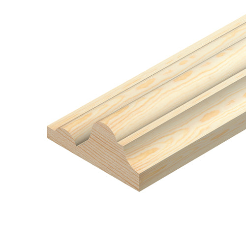 Dado Rail Pine Decorative - 20mm x 45mm (TM482) (LOCAL PICKUP / DELIVERY ONLY)