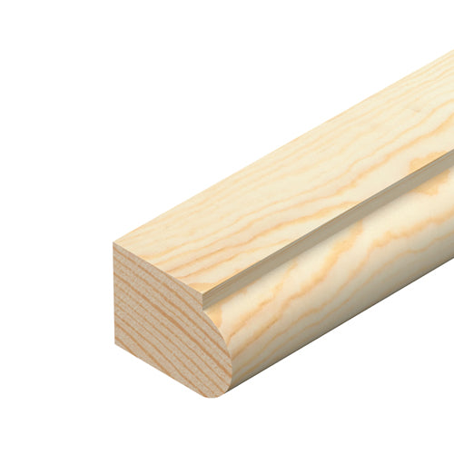 21mm x 15mm Pine Staff Bead Moulding (LOCAL PICKUP / DELIVERY ONLY)