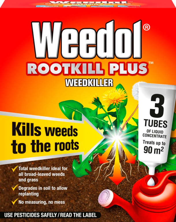 Weedol -  Rootkill Plus Weedkiller - 3 Satchets