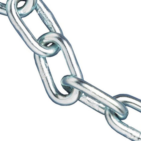 Bright Zinc Plated Chain Link 8 x 52mm - 1.5m