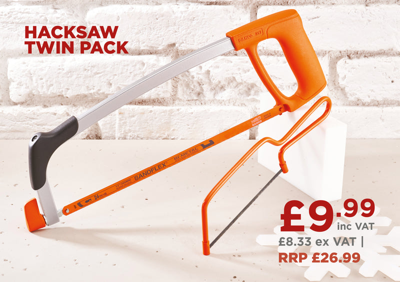 Bahco Hacksaw Twin Pack