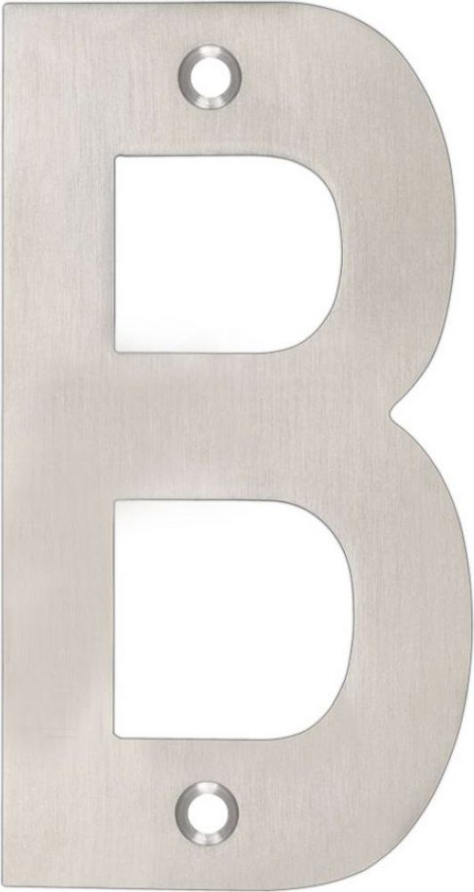 ZSNBSS Satin Stainless Steel Letter B 102mm (4")