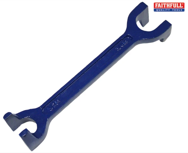 Basin Spanner/ Wrench - 15 mm - 22 mm (1/2" - 3/4")