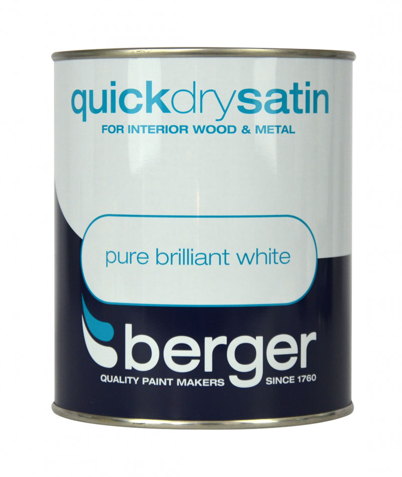 Quick Dry Satin - Pure Brilliant White - 750ml & 2.5L