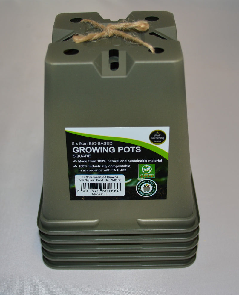 Garland  - Bio-Based Growing Pots - Square - 5x9cm - x5