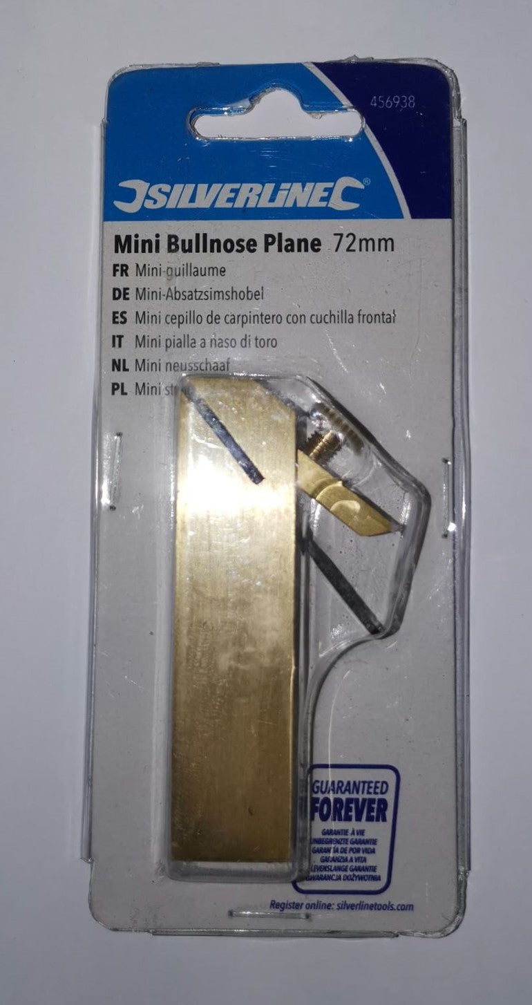 Silverline - Mini Bullnose Plane - 72 mm (approx. 3")