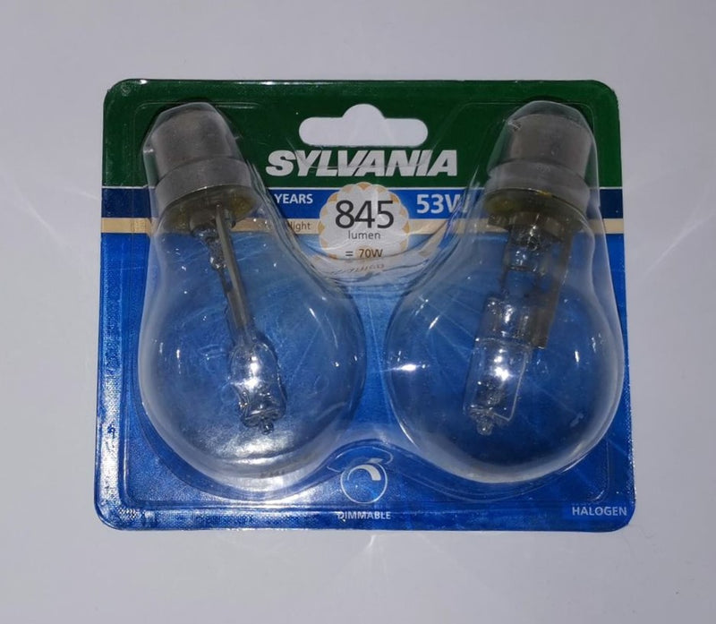 Sylvania Clear Light Bulb 53w (2 pack)