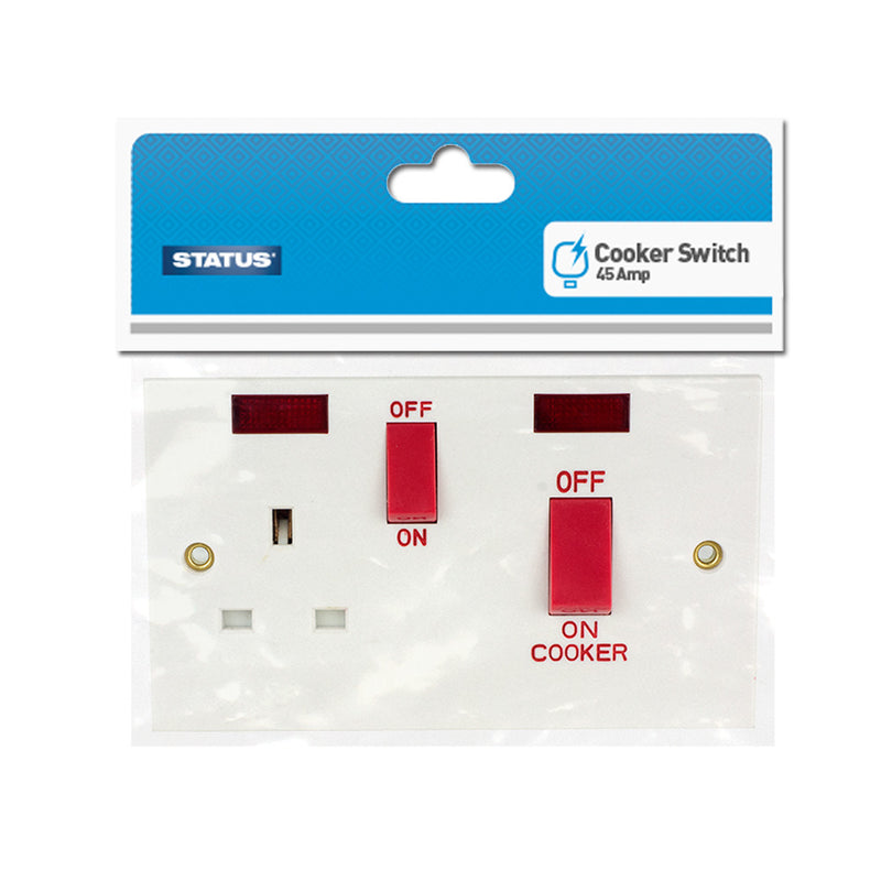 Status - 45 Amp Cooker Switch with Neon