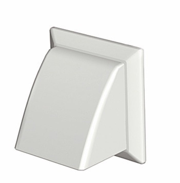 Make - Cowled Outlet - White - 100 mm