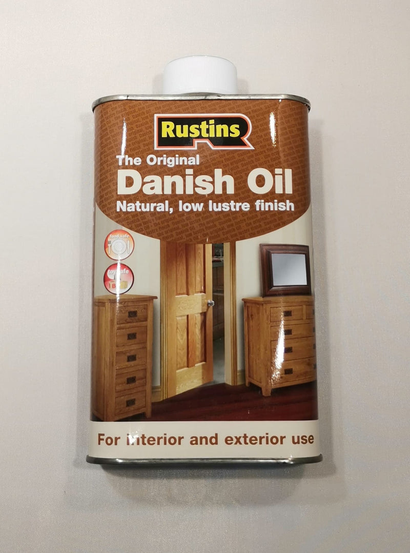 Rustins - The Original Danish Oil - 250 ml, 500 ml & 1 litre