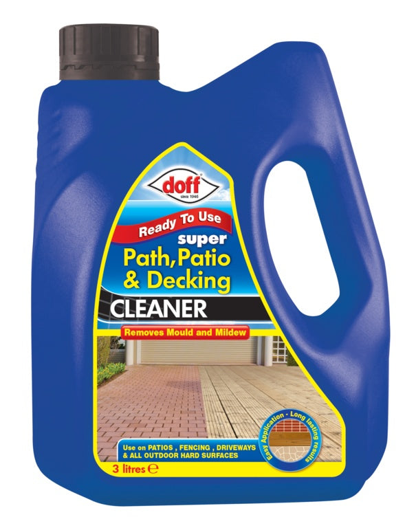 Doff Ready to Use Super Path Patio & Decking Cleaner - 3L