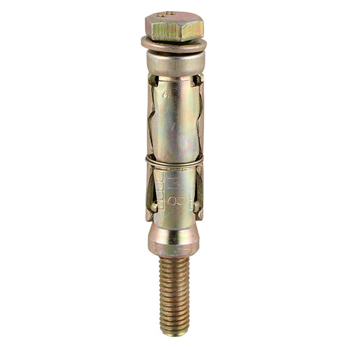 M12 x 80mm Shield Anchor Loose Bolt - 5 Pack