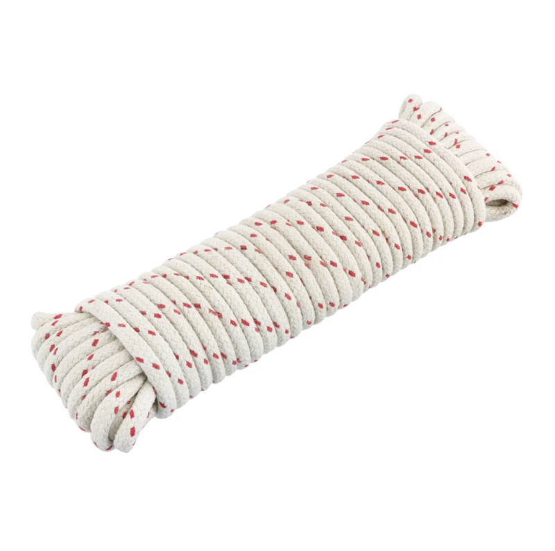 Novipro No.8 6mm Cotton Red Spot Sash Cord Waxed