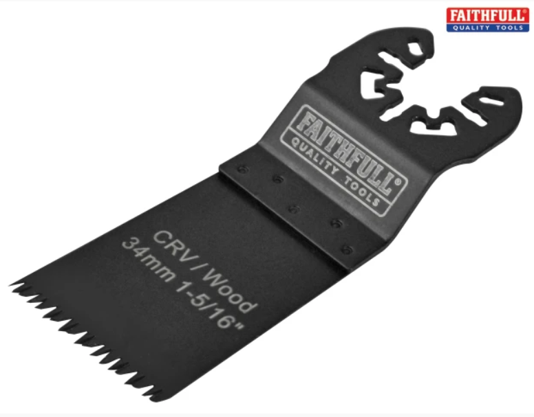 Faithfull Quality Tools Multi-Function Tool Flush-Cut Saw Blade - 5 pack
