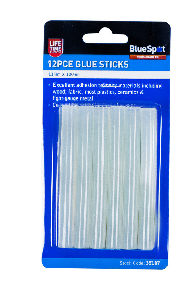 BlueSpot 12 Pack 11mm Glue Sticks (35187)