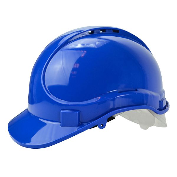 Scan - Standard Industrial Safety Helmet / Hard Hat - Black, Blue, Orange & White